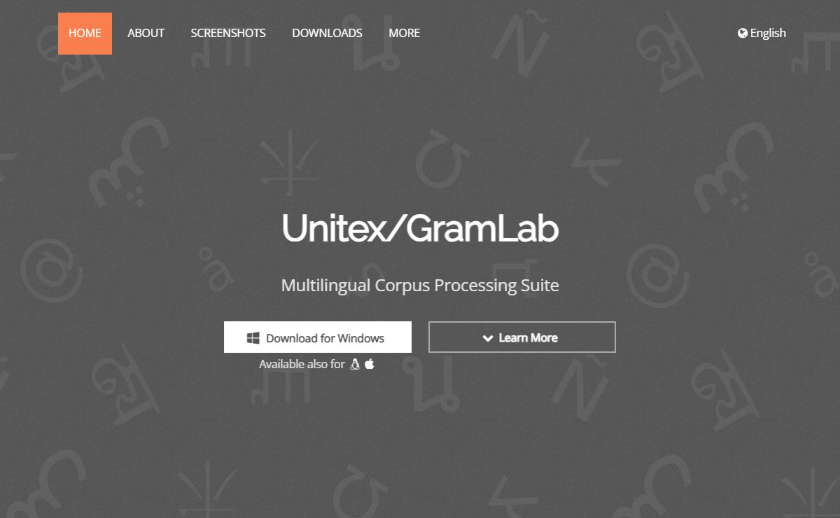 Unitex/GramLab | Open Source Corpus Processing Suite