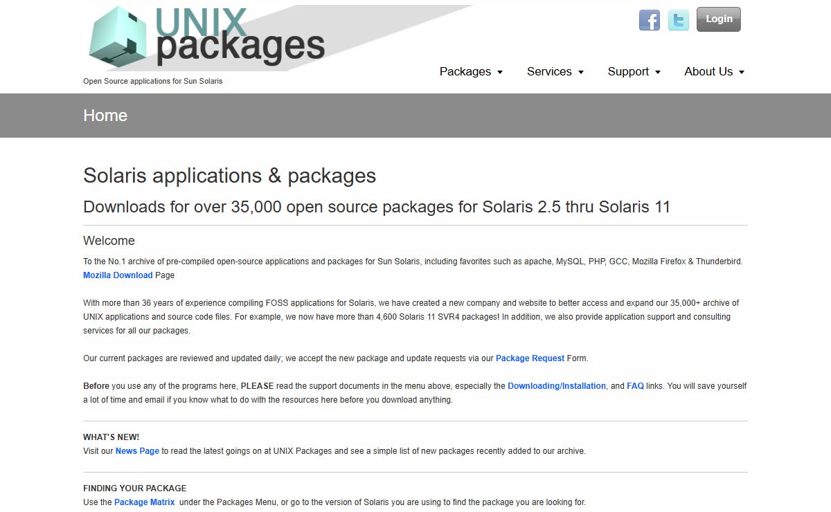 Home UNIX Packages pre-compiled Sun/Oracle Solaris Packages
