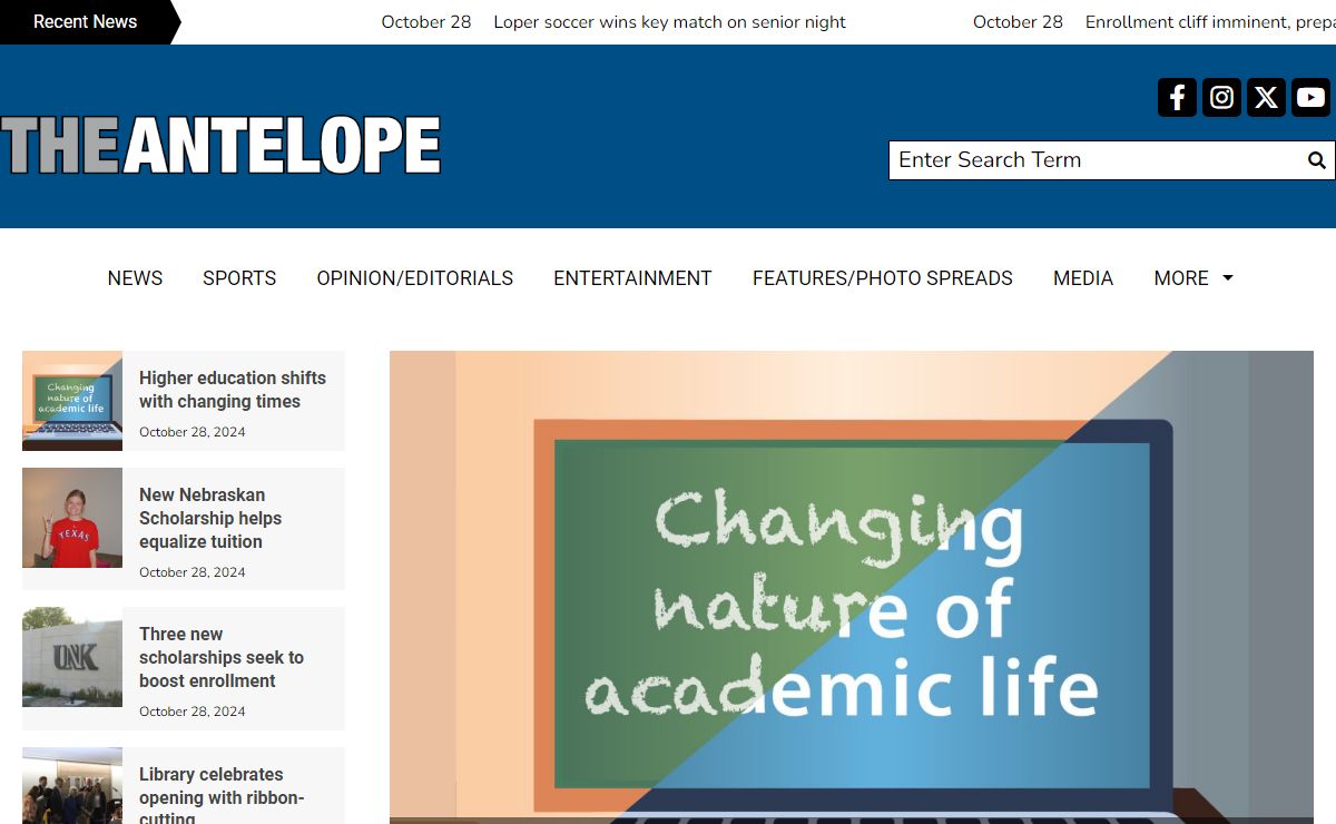 The Antelope – The Student News Site of University of Nebraska at Kearney