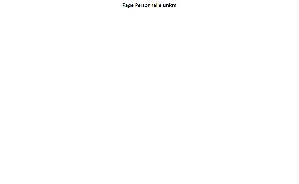 Page Personnelle unkm