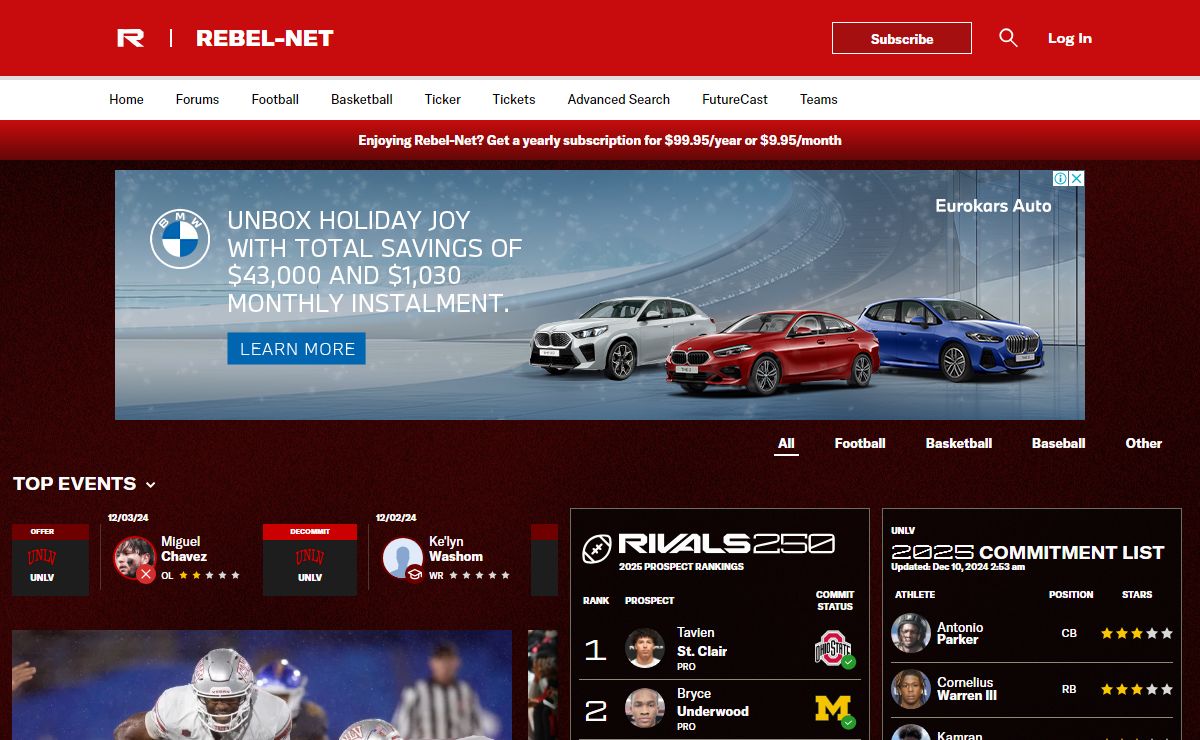 Rebel-Net: UNLV Rebels Football & Basketball Recruiting
