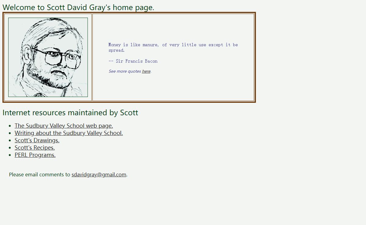 Scott's homepage