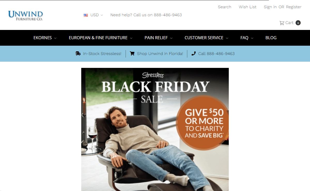 Stressless Furniture Shipped Fast- Ekornes, Palliser, Fairfield, Himolla, IMG, Fjords and Infinity Massage.