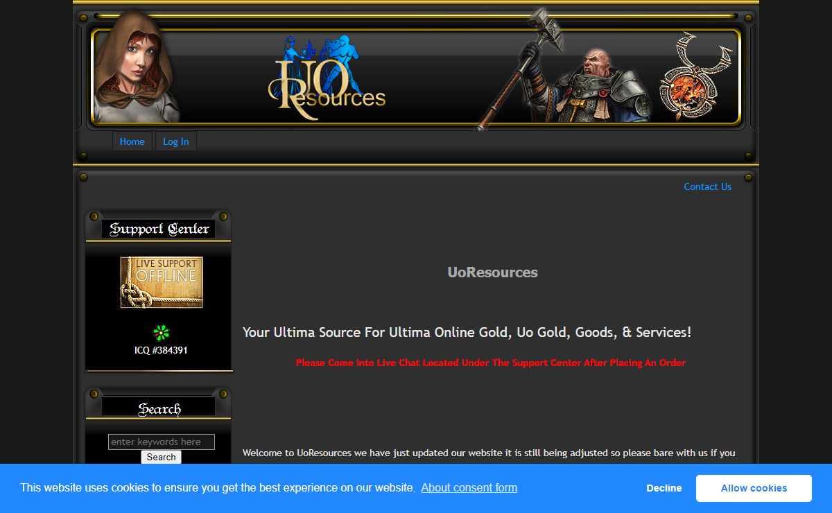 UO Resources - Ultima Online Gold, Buy UO Gold and UO Items