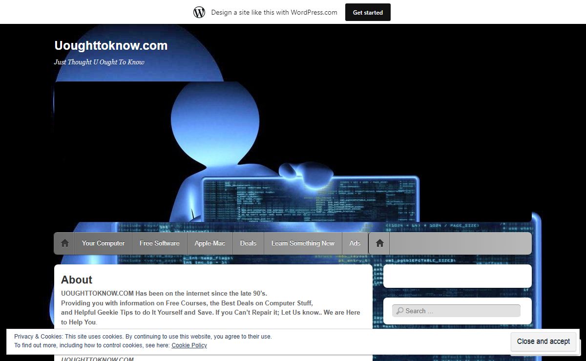 Uoughttoknow.com | Just Thought U Ought To Know