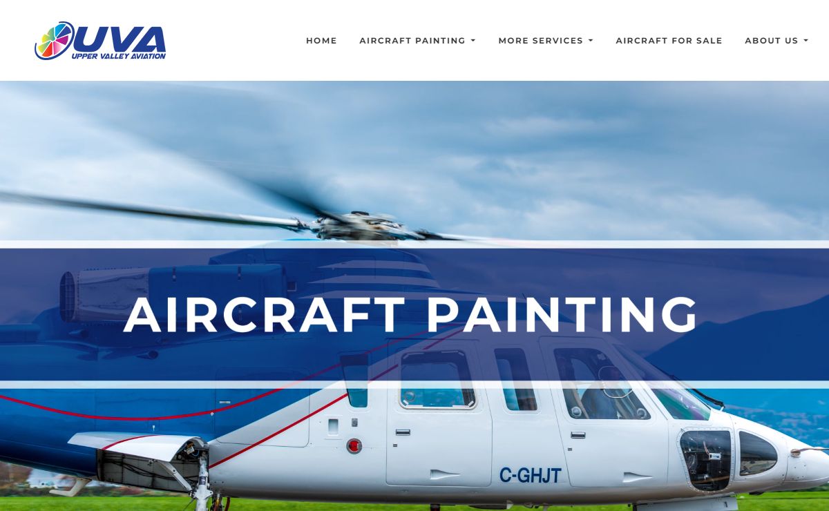 Upper Valley Aviation – Aircraft Paint, Aircraft Interiors, Aircraft Maintenance, Structures