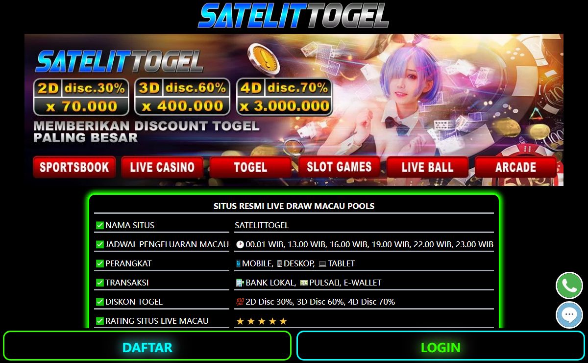 Live Macau, Data Macau, Toto Macau Pools, Live Draw Macau Hari Ini