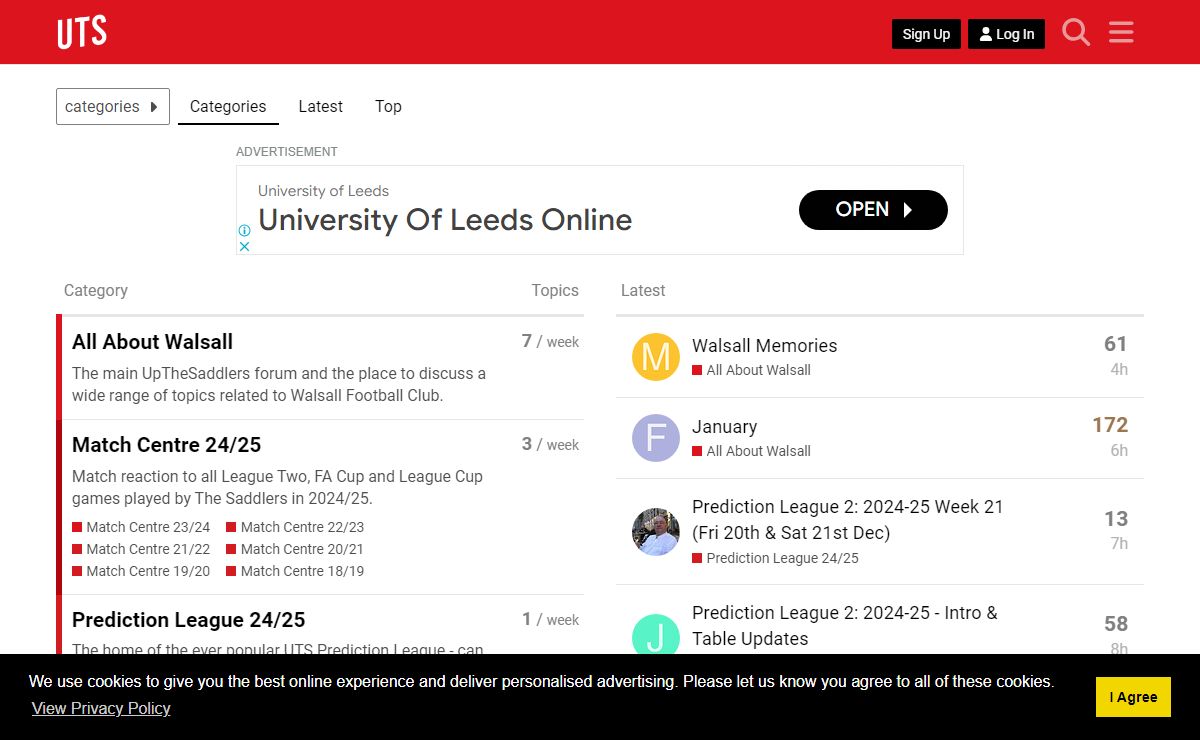 UpTheSaddlers Forum - Walsall FC Messageboard