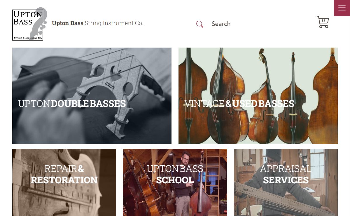 Double Basses by Upton Bass: New and Vintage Upright Basses For Sale