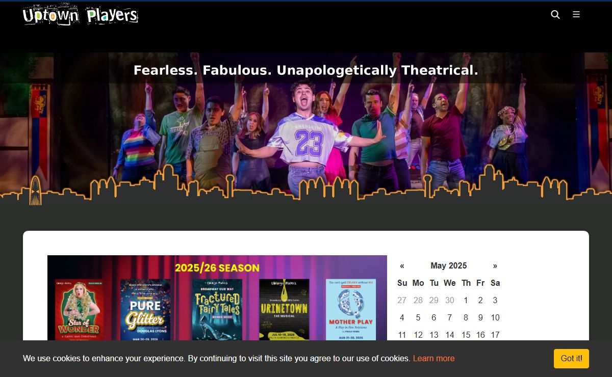 Uptown Players | Dallas Live Events | Uptown Players | Dallas Theater, Plays