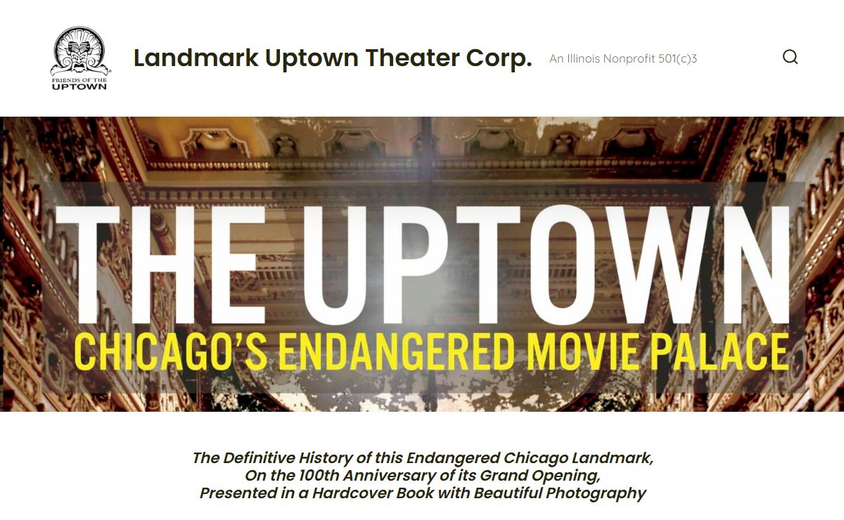 Landmark Uptown Theater Corp. – An Illinois Nonprofit 501(c)3