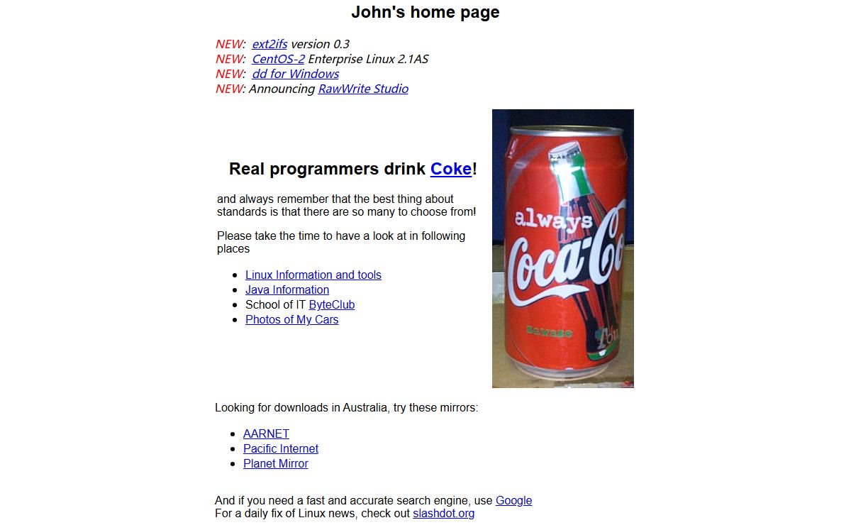 John's Home Page