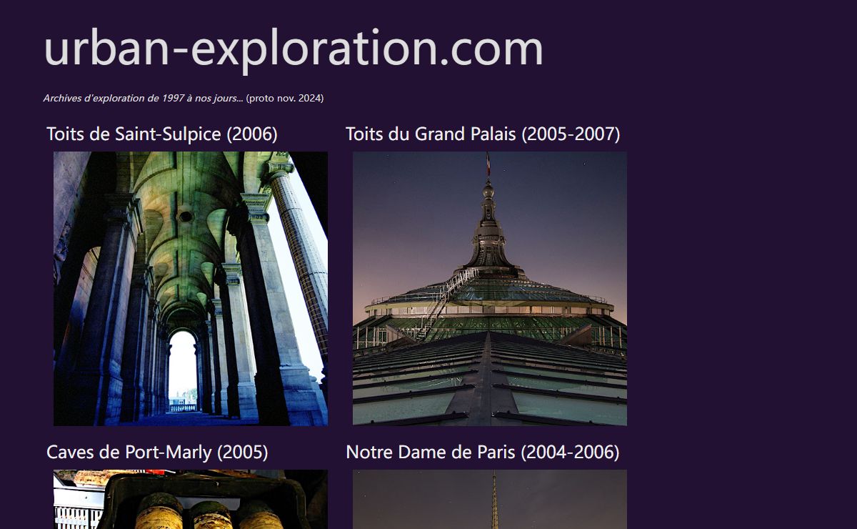 La première resource d'exploration urbaine et toiturophilie - Urban exploration in France