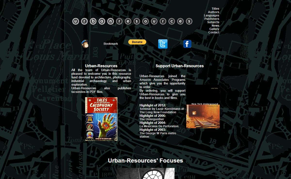 Urban Resources : Architecture, Photography, Urban Exploration, Industrial Archaeology, Bunkers, Fortifications