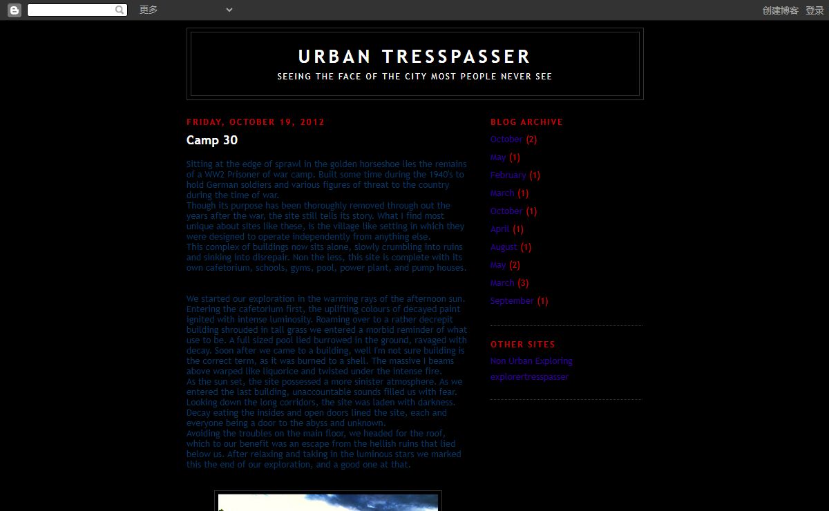 Urban Tresspasser