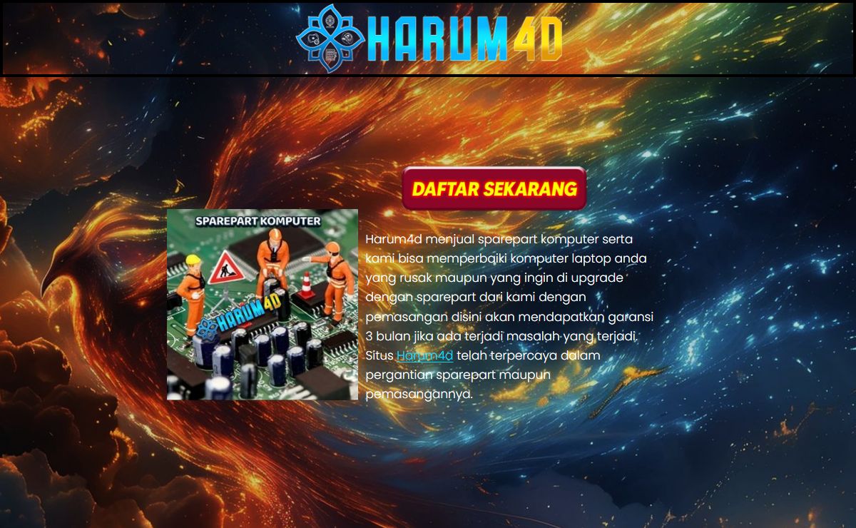 Harum4d > Tempat Memperbaiki Komputer Yang Menggunakan Sparepart Asli Serta Menjual Peralataan Komputer