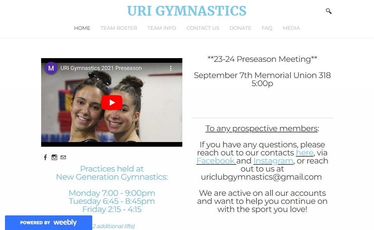URI GYMNASTICS - Home