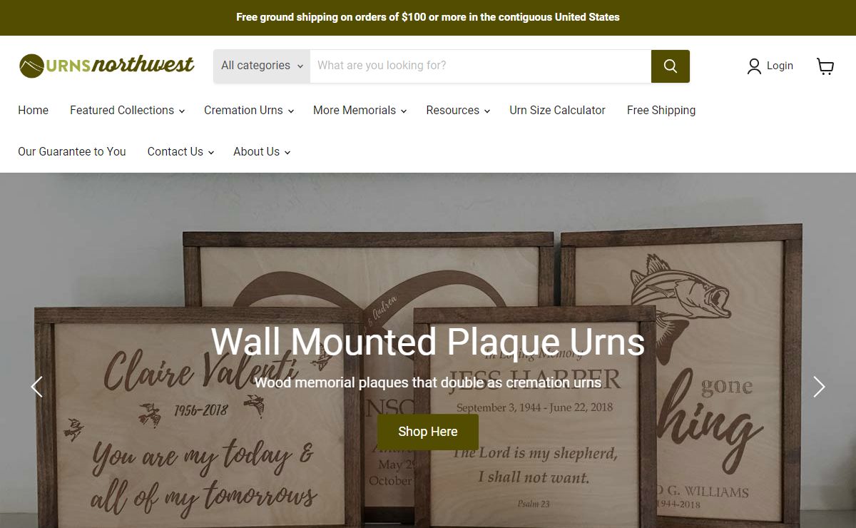 Urns Northwest - Urns are our passion