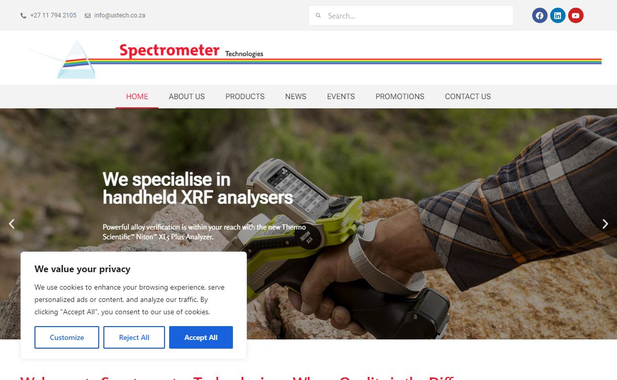 Spectrometer Technologies (Pty) Ltd Spectrometer Technologies (Pty) Ltd