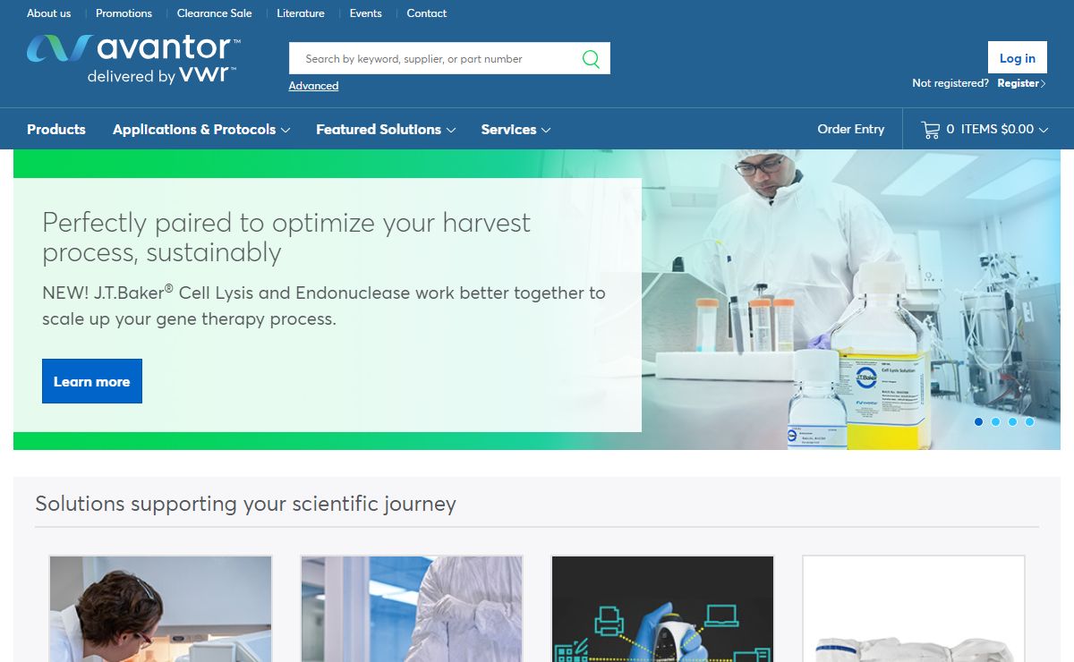 VWR, Part of Avantor - Chemicals and Laboratory Scientific Supplies