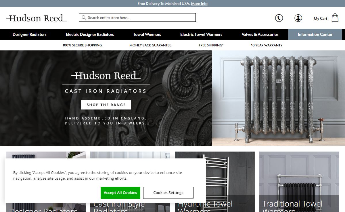 Hudson Reed USA | Luxury Designer Radiator Specialists