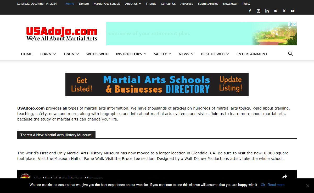 USAdojo.com | We're All About Martial Arts