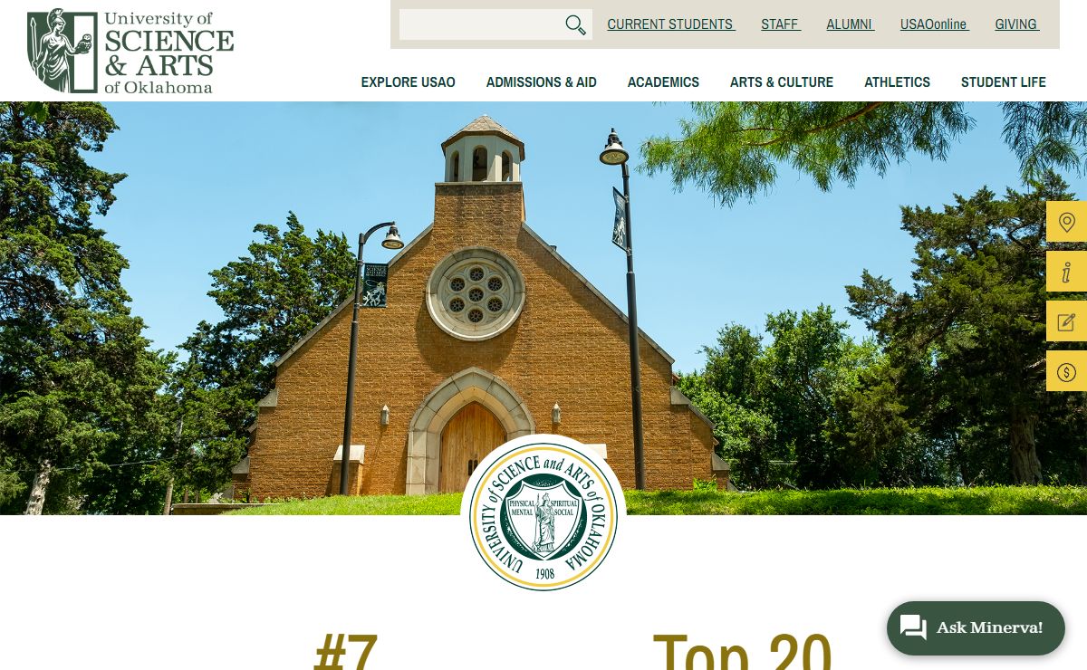 Home | University of Science and Arts of Oklahoma - Chickasha, OK