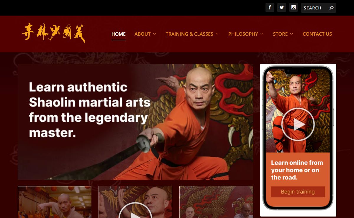 | USA Shaolin Temple. Official Website