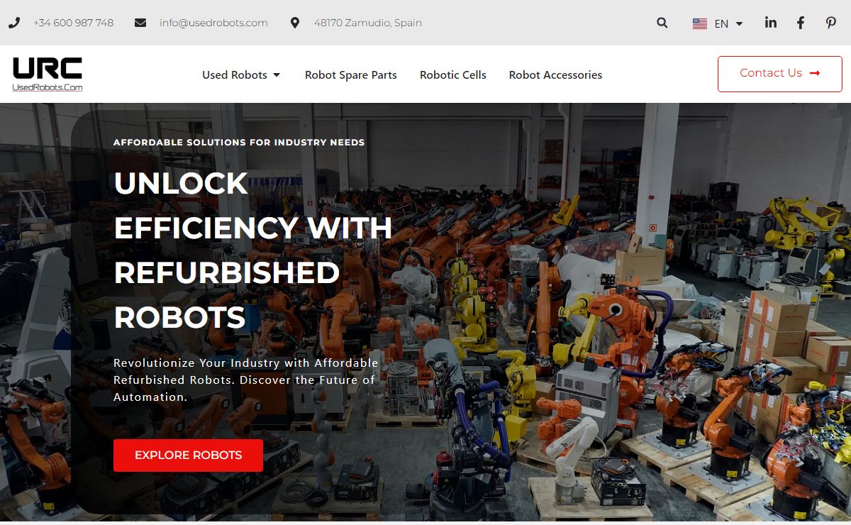 Used Robots: High Quality Industrial Robots for Sale