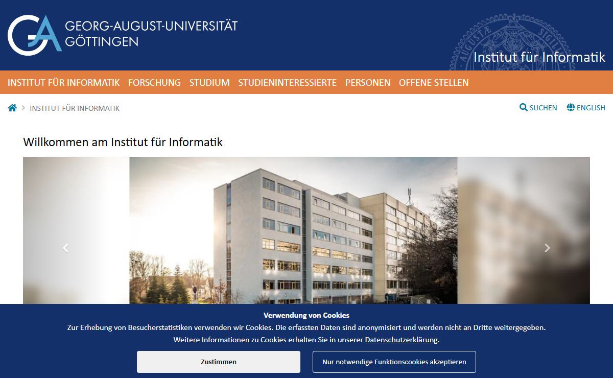 Institut für Informatik - Georg-August-Universität Göttingen