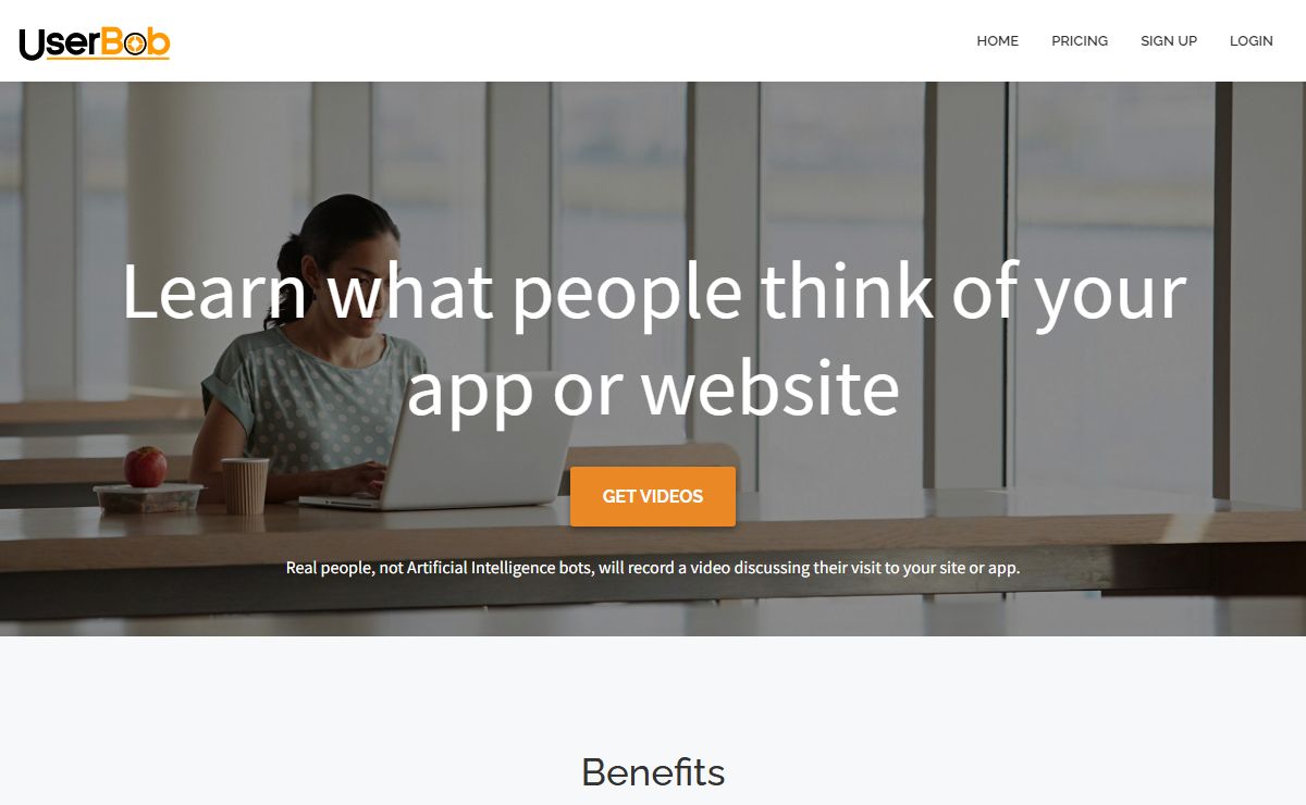 UserBob - Affordable usability testing