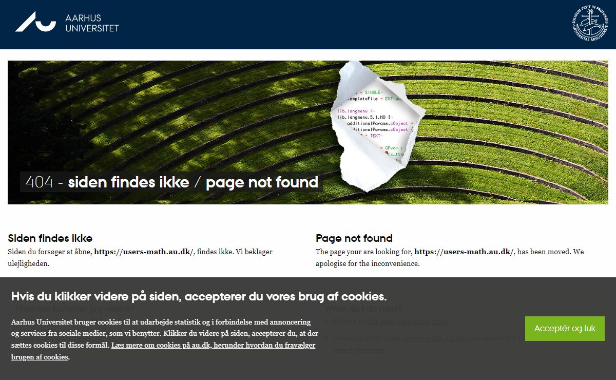404 - siden ikke fundet / page not found