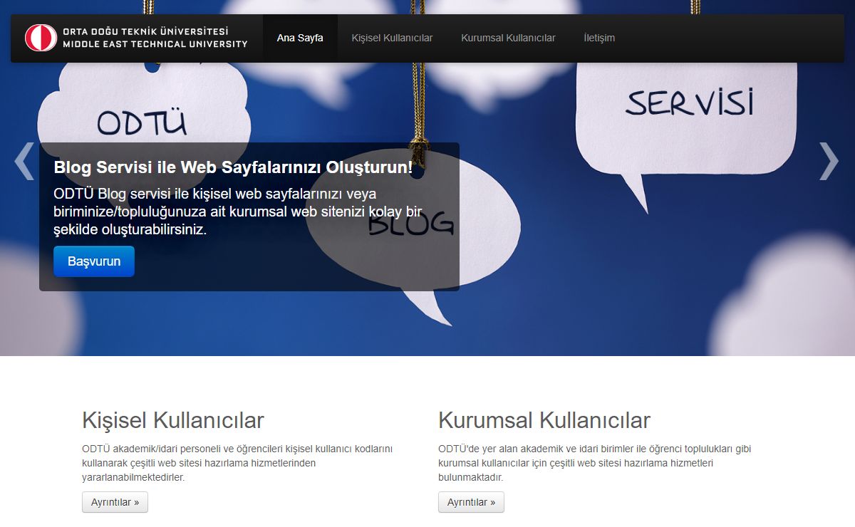 ODTÜ Web Servisi