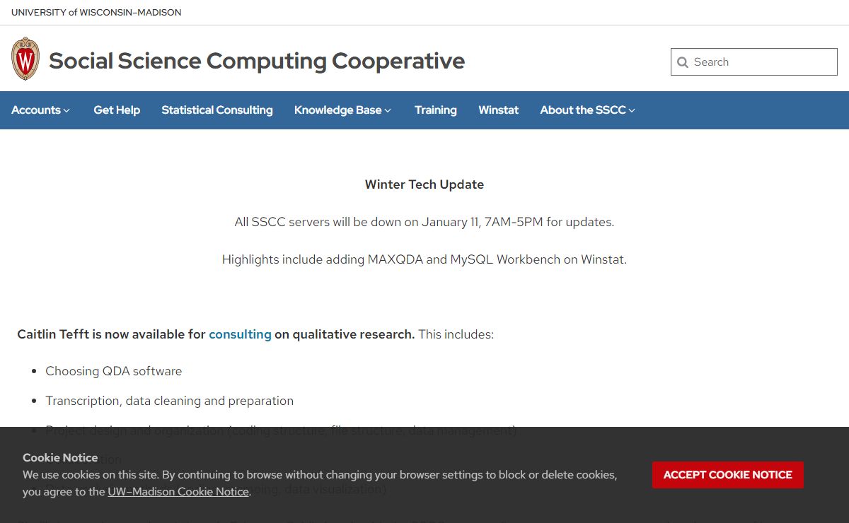Social Science Computing Cooperative – UW–Madison