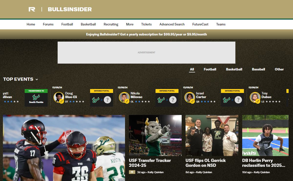 BullsInsider: USF Bulls Football & Basketball Recruiting