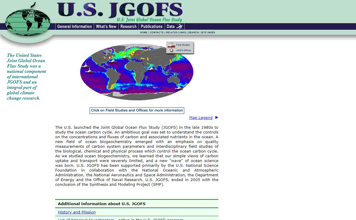 U.S. Joint Global Ocean Flux Study (U.S. JGOFS)