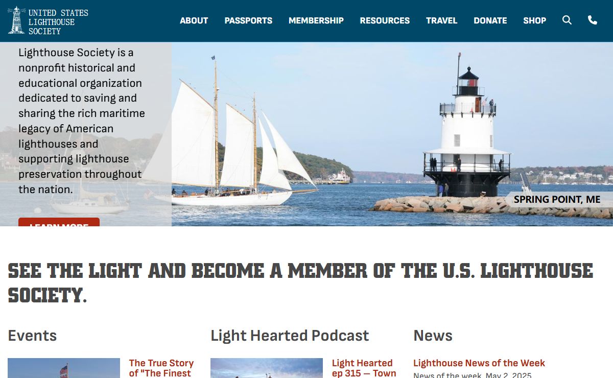 Home | United States Lighthouse Society