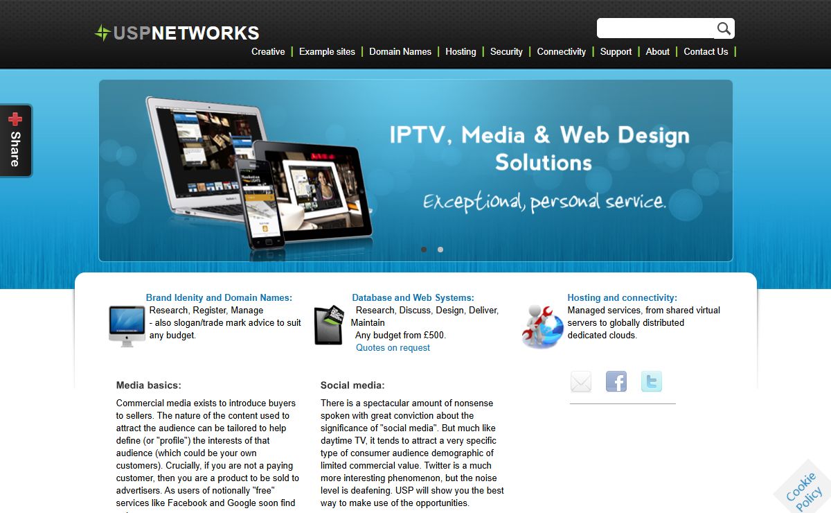 USP Networks - Domains - Hosting - Design :: Home