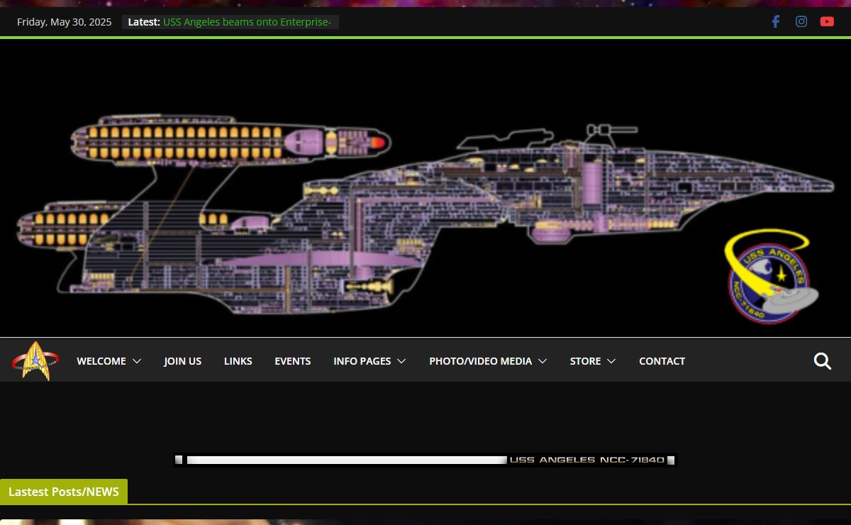 USS-ANGELES NCC-71840 – Los Angeles Chapter of Starfleet International, A Star Trek Fanclub.
