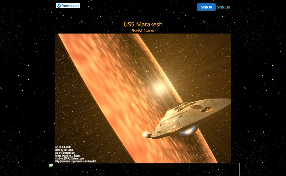 USS Marakesh PBeM Game
