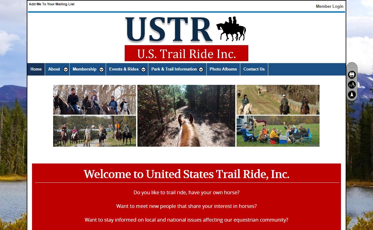Home - U. S. Trail Ride, Inc.