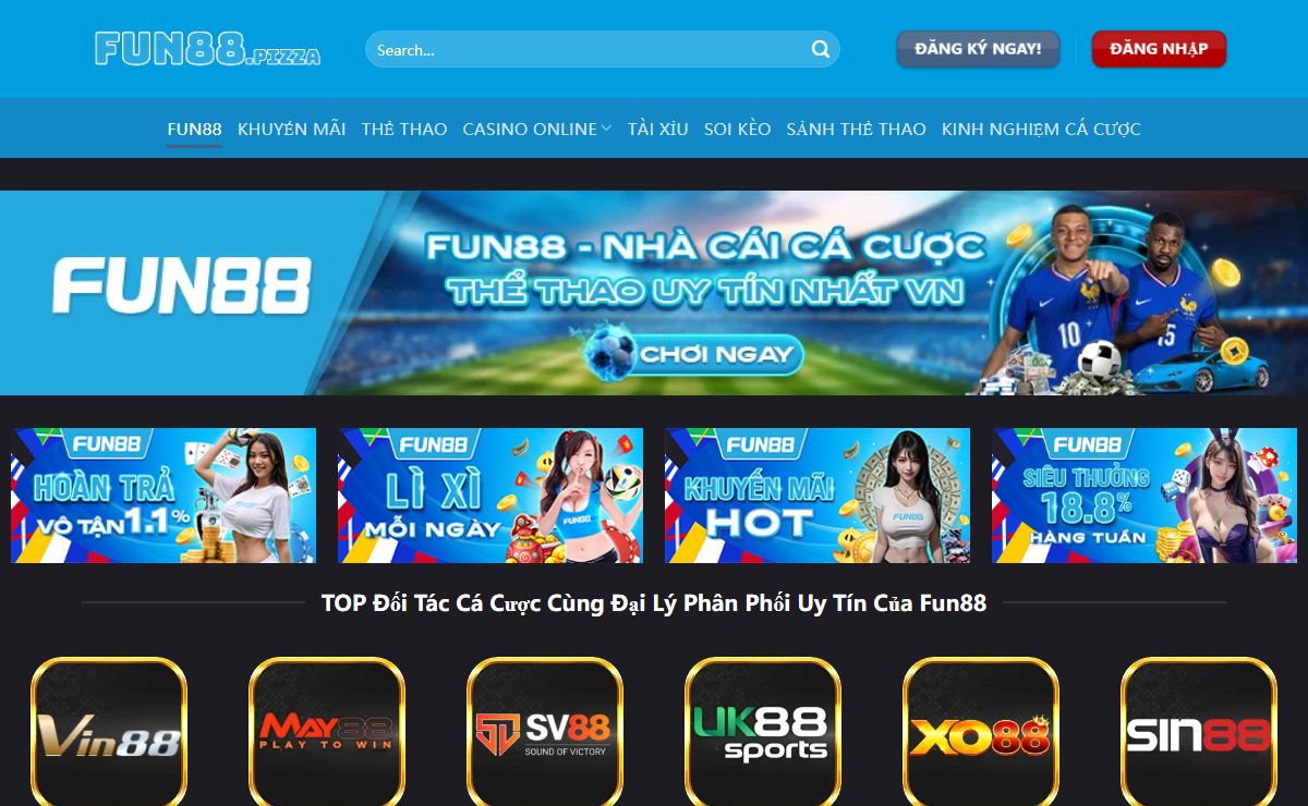 Fun88 | Cá Cược Thể Thao Và Casino Uy Tín #1 | Link Vào Fun88
