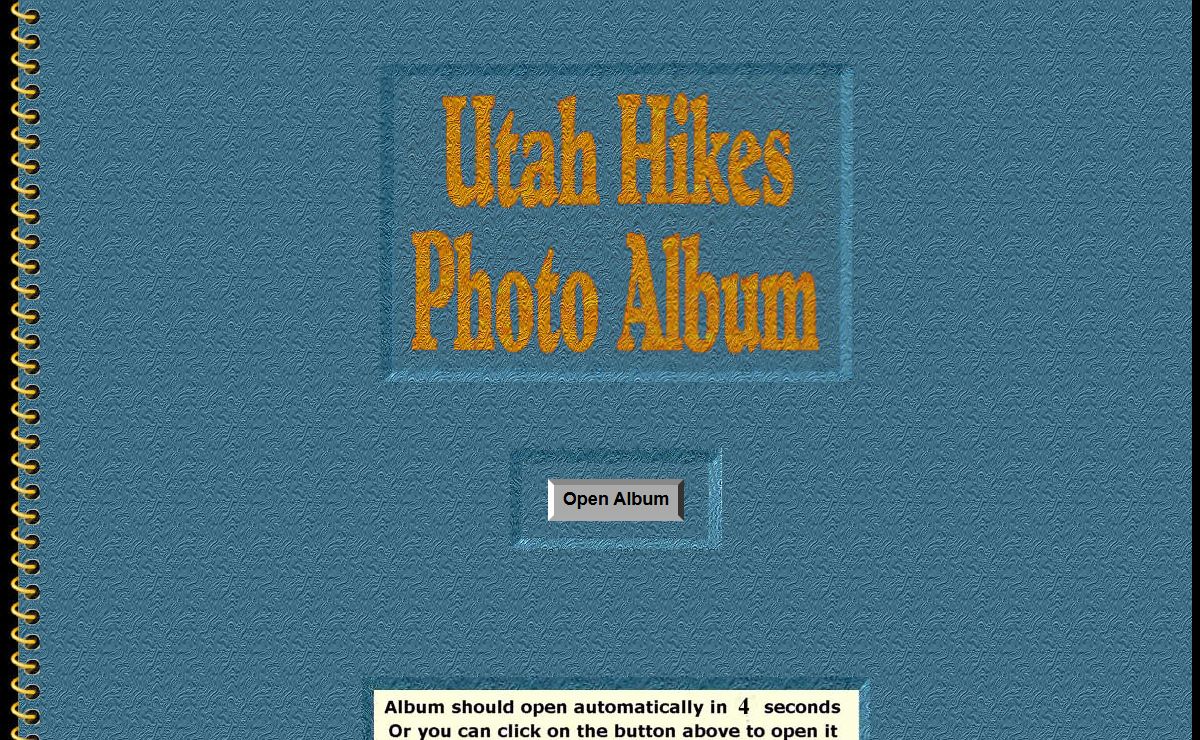 Utah Hikes Album Cover - Redirect