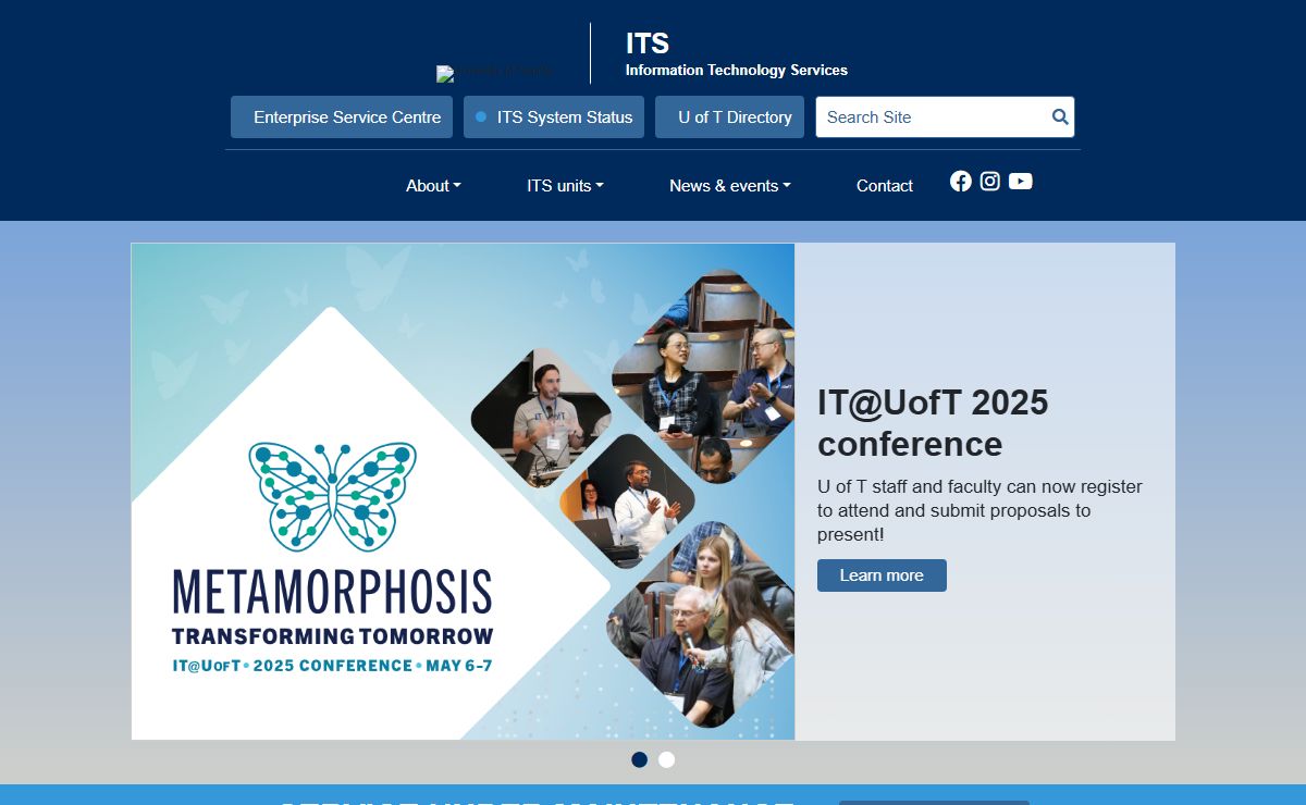 Information Technology Services - University of Toronto