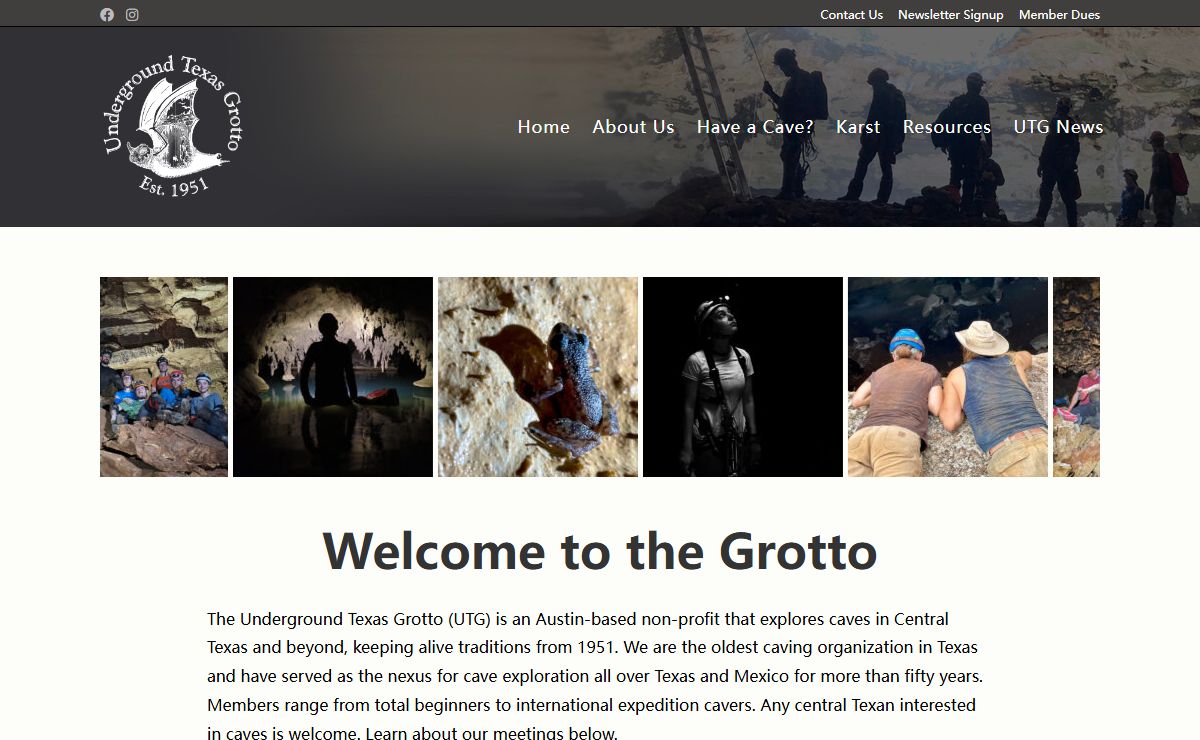 Underground Texas Grotto – The Social Caving Group of Austin, Texas