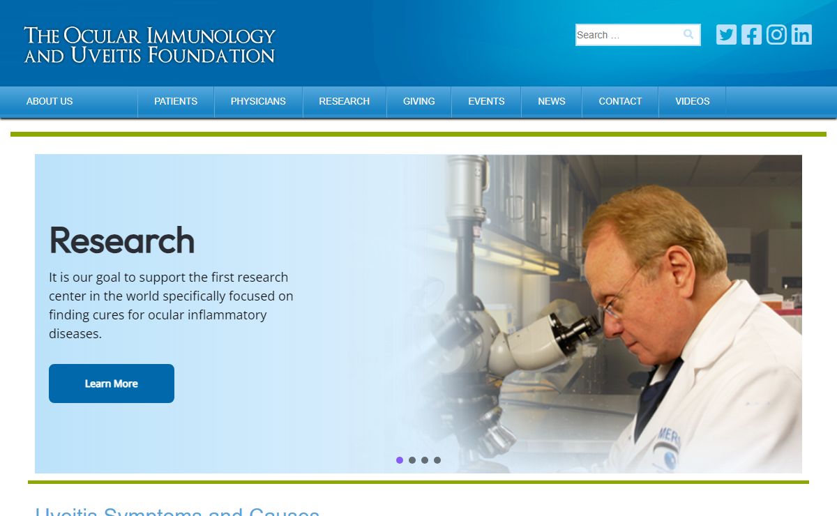 Ocular Inflammation and Uveitis Foundation - Uveitis.org | OIUF