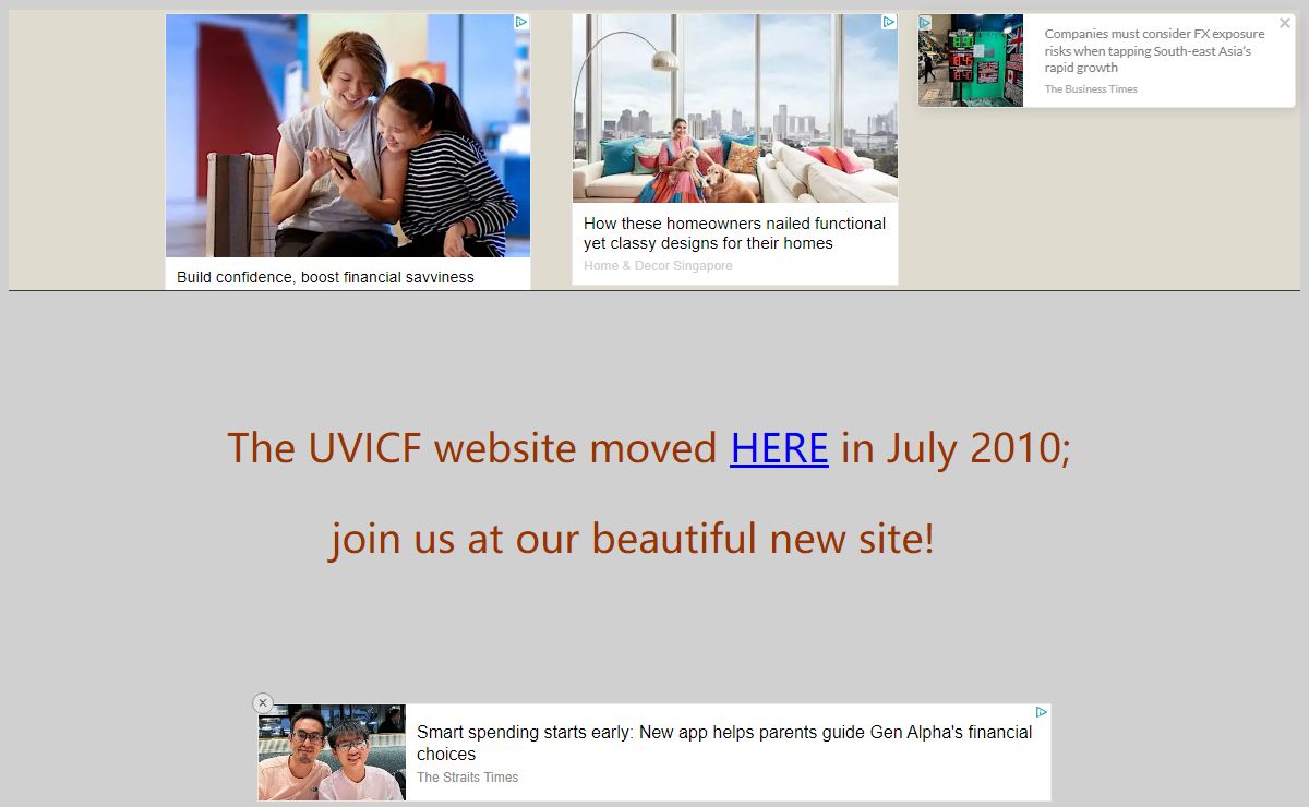 UVICF has moved!