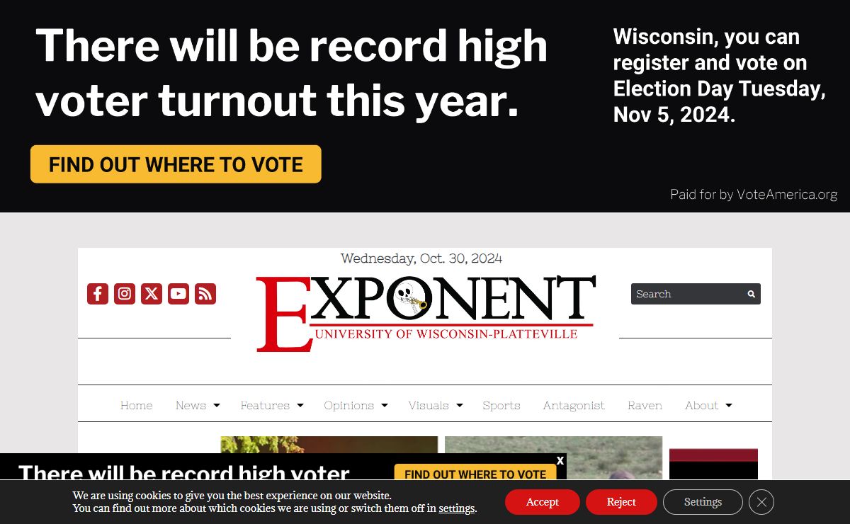 Exponent – The student news site of University of Wisconsin-Platteville.