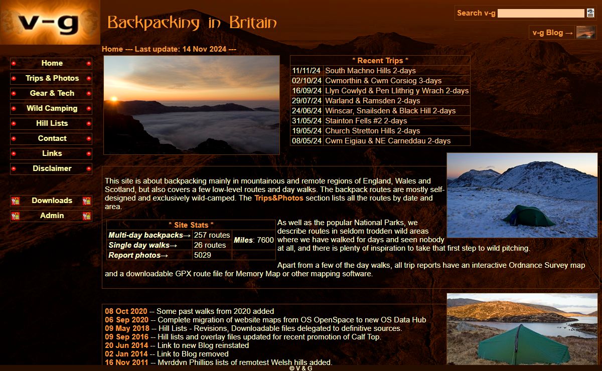 v-g Backpacking in Britain
