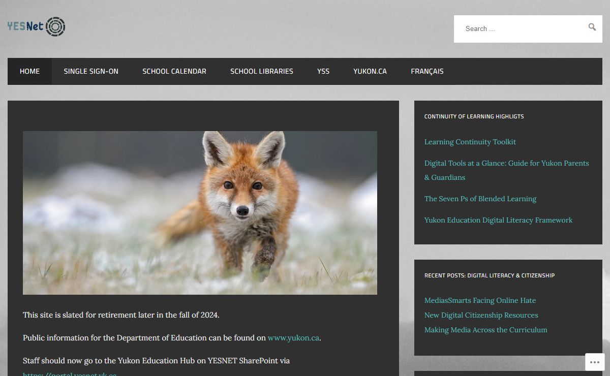 YESNet | Yukon Education Student Network